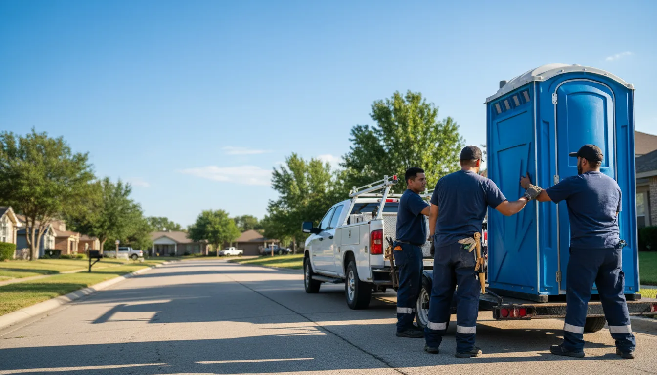Portable Toilet Rental in Bluffs, IL near me